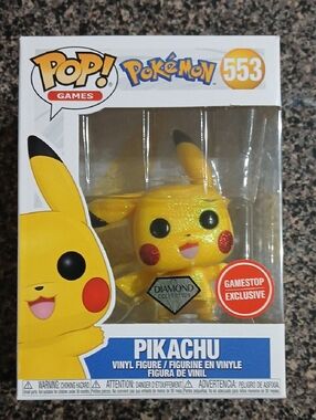 Funko Pop! Pokémon Pikachu Diamond Collection Yellow with Red Cheeks (553)